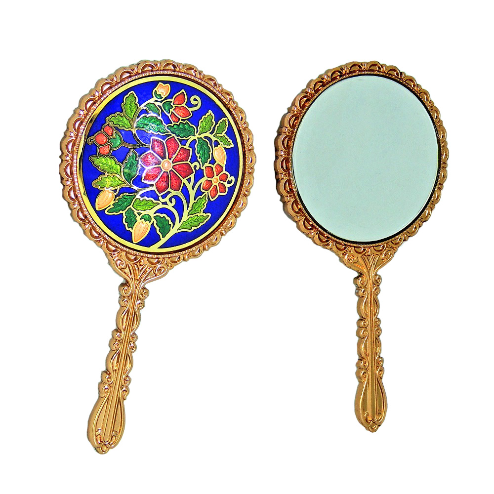 cloisonne makeup mirror